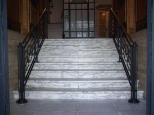 Art Deco,smeedijzer,kunstsmeedwerk,trapleuningen,balustrades,trapleuning,leuning