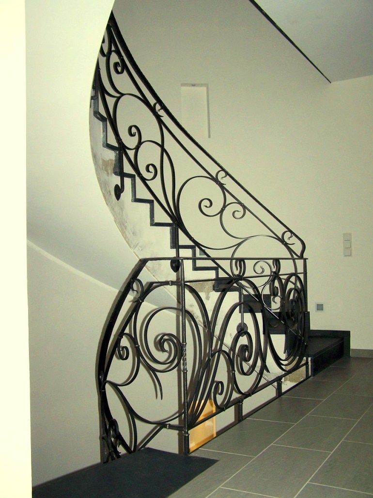 Smeedijzeren trapleuning